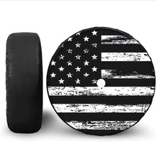 Load image into Gallery viewer, Leather Spare Tire Cover with Camera Hole - Fits 31-34 Inch Tires for Jeep JL