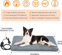 Load image into Gallery viewer, Washable Heating Pad for Pets with Timer Function &amp; Chew Resistant Design