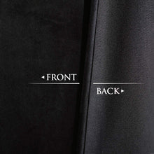 Load image into Gallery viewer, Elegant Black Velvet Blackout Curtains 52W x 132L - Stylish Thermal Insulation