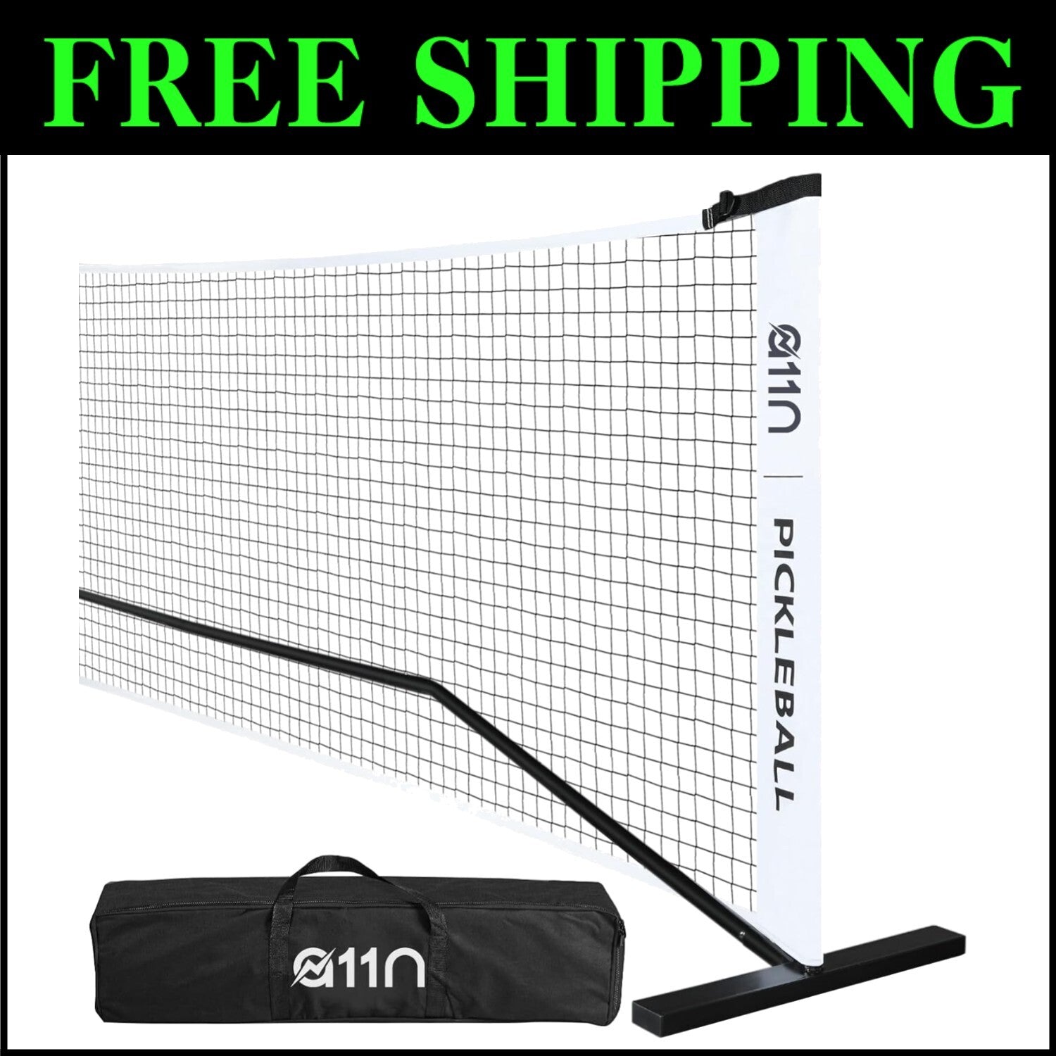 Regulation Size Portable Pickleball Net System with Carrying Bag for Easy Setup