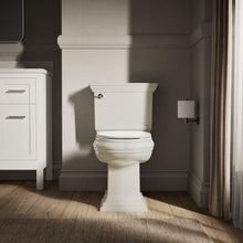 Load image into Gallery viewer, Easy Install Biscuit Quiet-Close Elongated Toilet Seat with Grip-Tight Bumpers