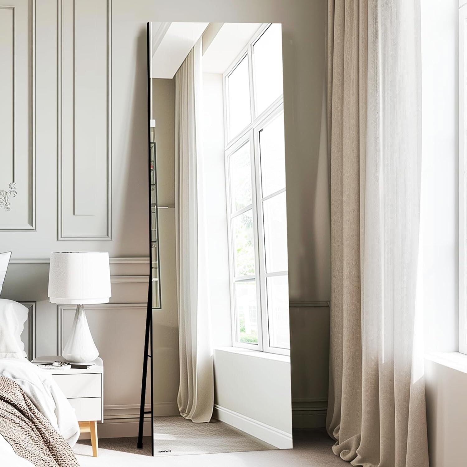 Premium 68x20 Distortion-Free Mirror with Shatter-Proof Glass & Anti-Oxidation