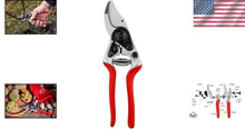 Load image into Gallery viewer, Swiss-Made Pruning Shears: Lightweight Garden Scissors with Steel Blade