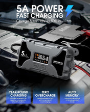 Load image into Gallery viewer, LCD Display 5A Pulse Battery Charger for Reviving 6V &amp; 12V Lead Acid Batteries