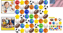 Load image into Gallery viewer, Sport-Themed 60 Pcs Mini Stress Balls Set - Stress Relief for Kids &amp; Adults
