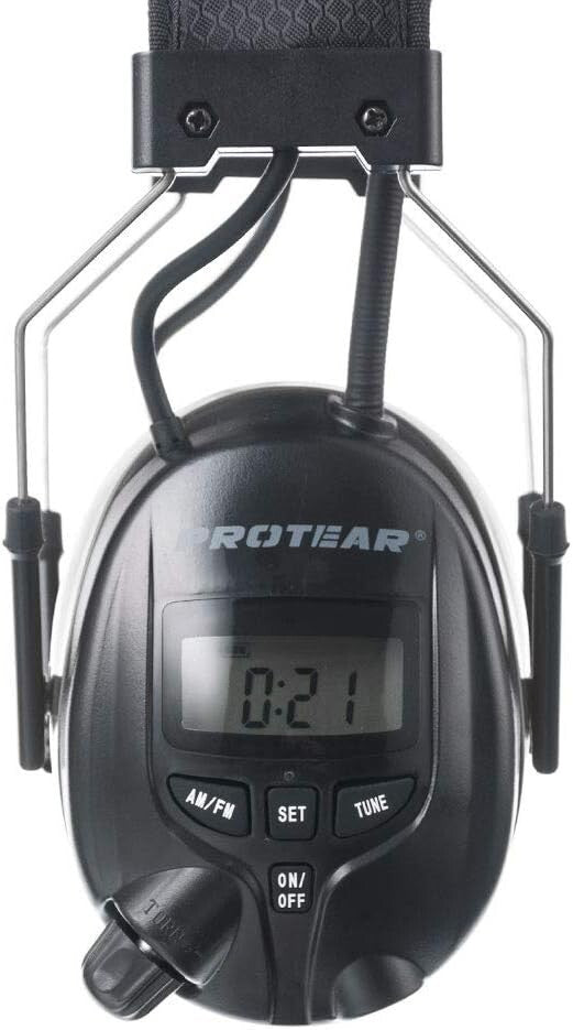 High-Performance 25dB Hearing Protectors with Radio - Adjustable & Comfortable