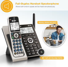 Load image into Gallery viewer, Smart Call Blocking 5-Handset Cordless Phone with Backlit Screen and Keypad