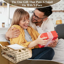 Load image into Gallery viewer, Lightweight Love Letter Blanket for Wife – Ideal Birthday &amp; Anniversary Gift