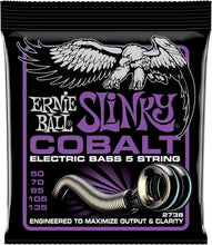 Load image into Gallery viewer, Professional Quality Cobalt Bass Guitar Strings 50-135 Gauge for Vibrant Sound
