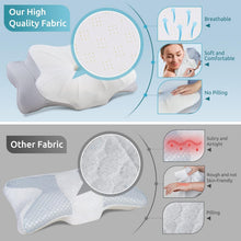 Load image into Gallery viewer, Queen Size Contour Memory Foam Pillow - Breathable Cover for Perfect Sleep