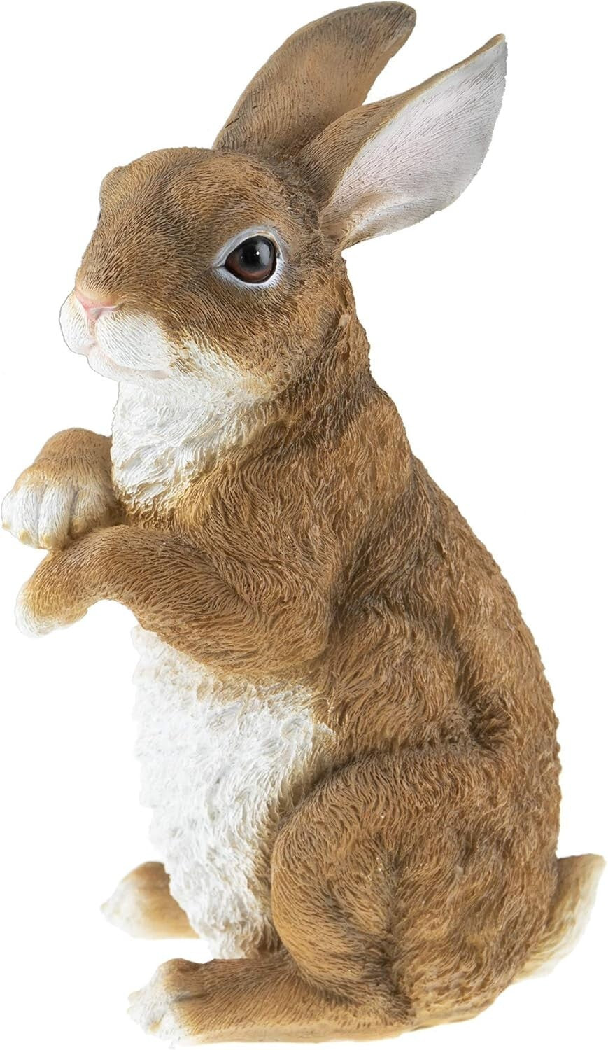 Charming Hand-Painted Rabbit Garden Statue - Durable Resin Outdoor Décor