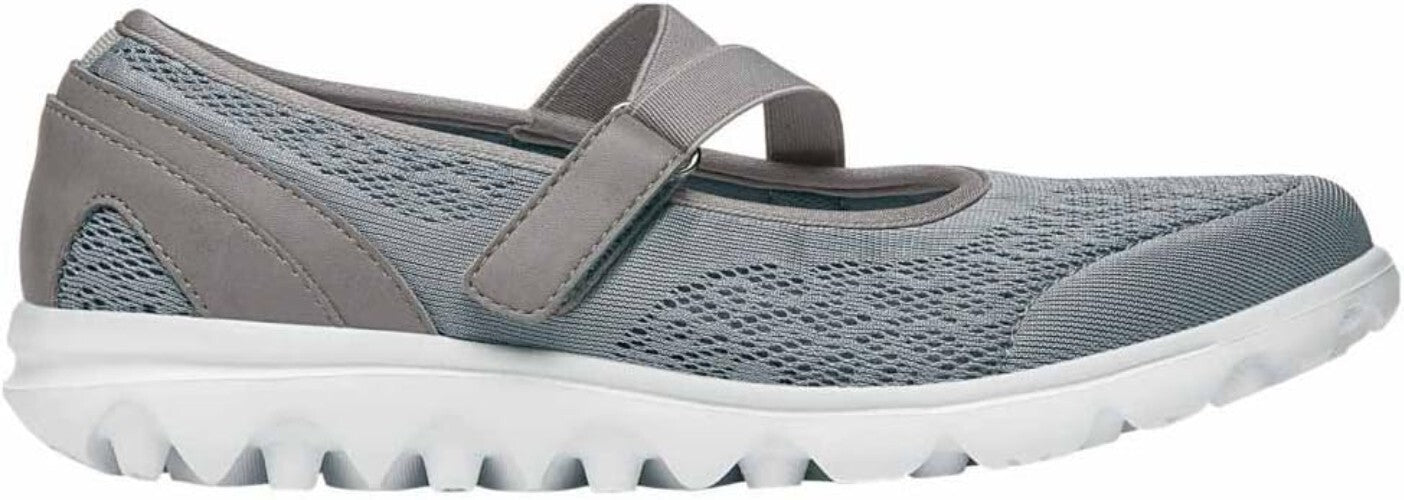 Breathable Women's Silver Travel Mary Jane Shoes - Perfect Fit for Explorers