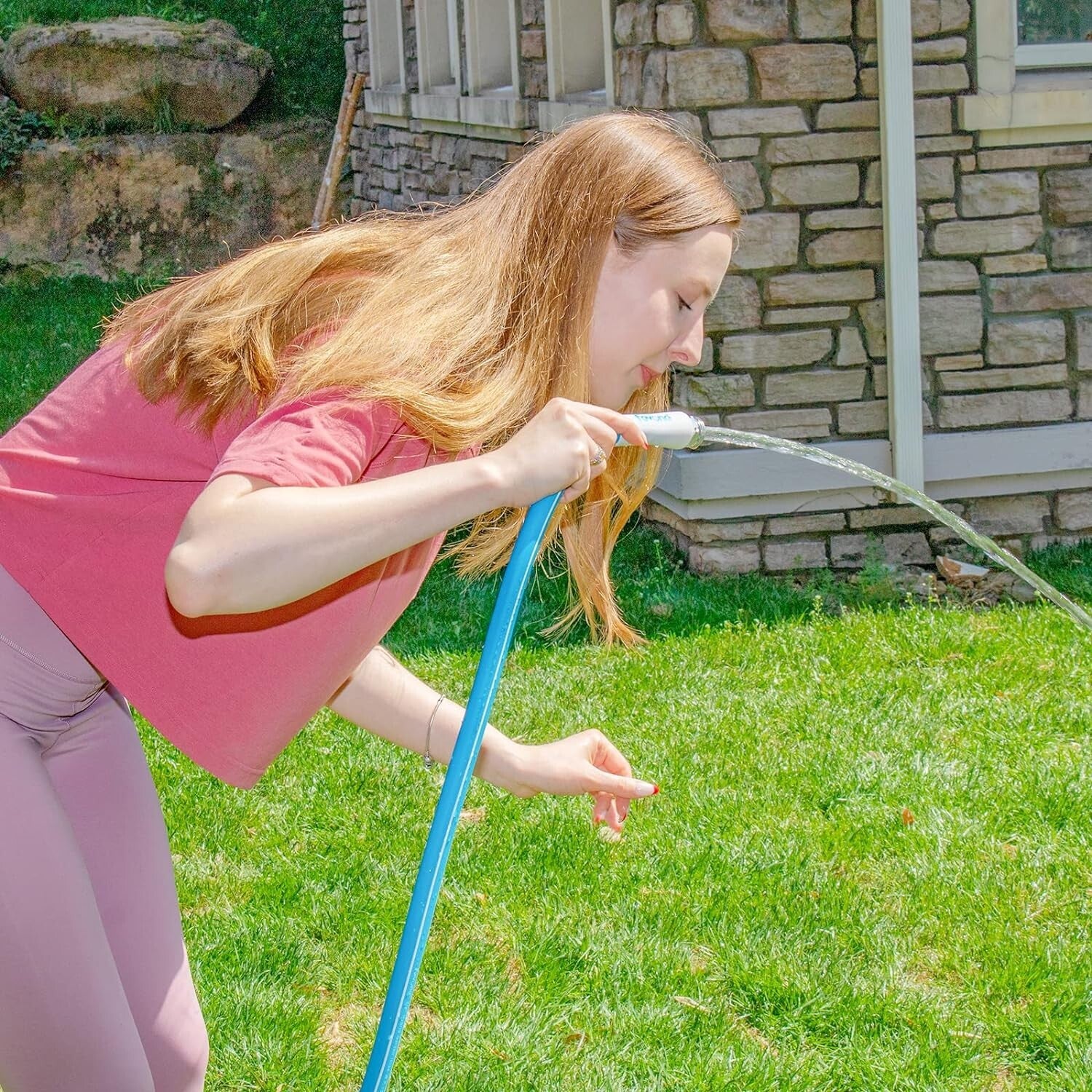 Durable 100ft Kink-Resistant Water Hose - Safe for Drinking, Heavy-Duty Design