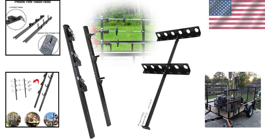 Rust-Resistant 3 Place Weedeater Rack & Tool Organizer for Trucks and Trailers
