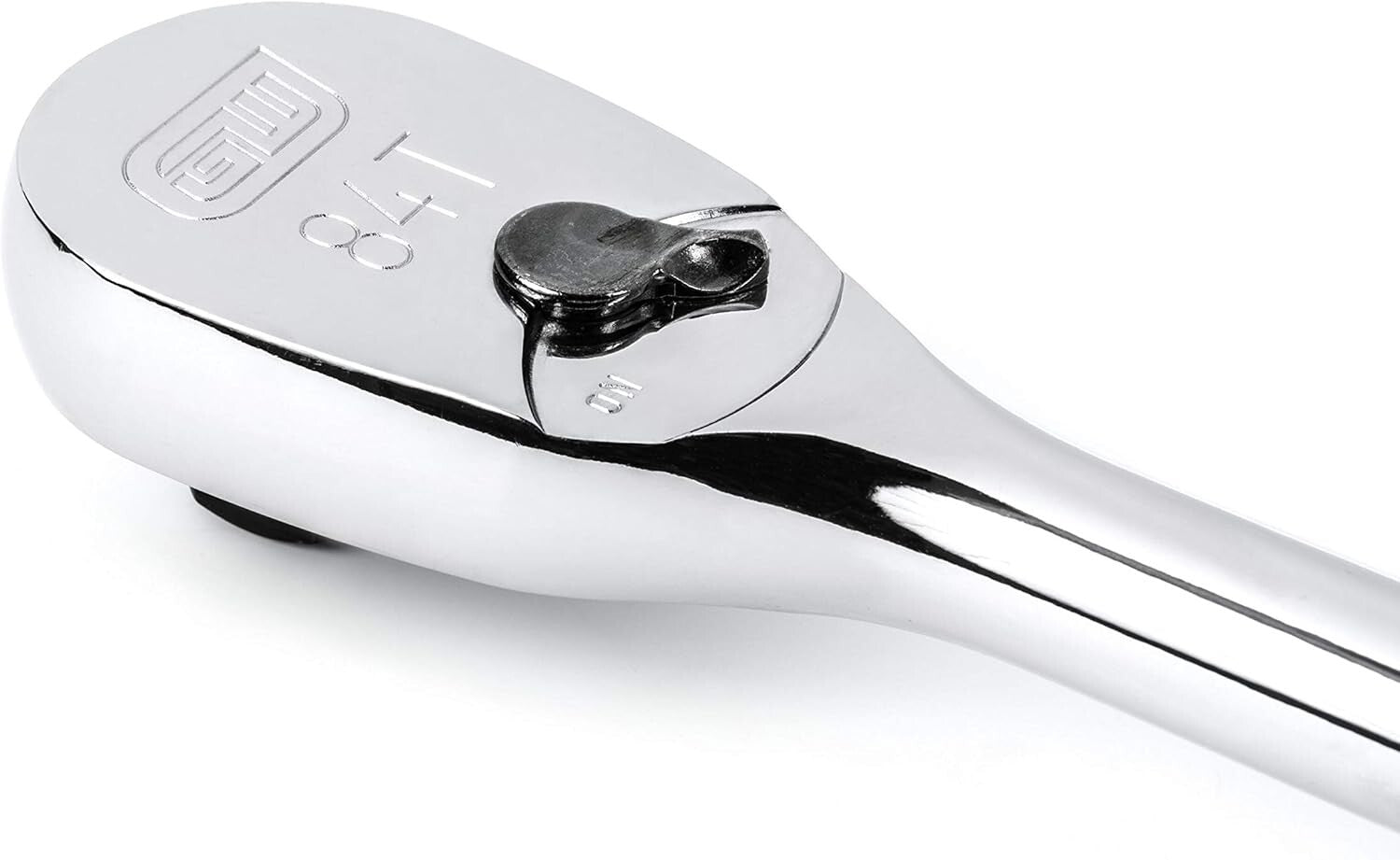 Professional 84-Tooth Teardrop Ratchet with Full Polish Chrome Finish