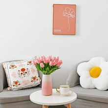 Load image into Gallery viewer, Realistic 28pcs Light Pink Tulips in Vase - Wedding, Home &amp; Office Decorations
