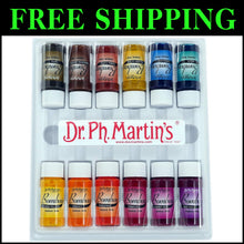 Load image into Gallery viewer, Waterproof Bombay India Ink Set, 12 Colors in 0.5 oz Bottles - Ideal for Artists
