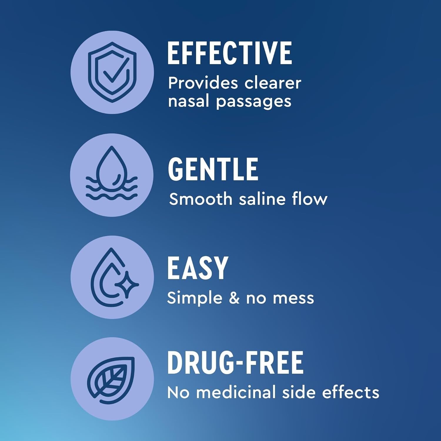 90 Fast-Acting SaltPod Refills for Quick Congestion Relief - Nasal Irrigation