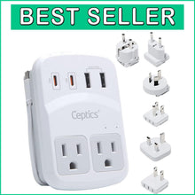 Load image into Gallery viewer, Multi-Device Travel Adapter with Quick Charge 3.0 - Compact &amp; Lightweight Design