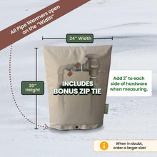 Load image into Gallery viewer, Original Extra-Thick Pipe Cover with 5-Layer Insulation - Freeze Protection 0°F