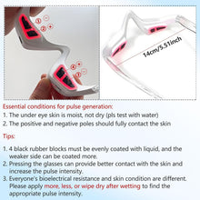 Load image into Gallery viewer, Portable Under Eye Massager with Red Light Therapy for Wrinkles &amp; Strain Relief