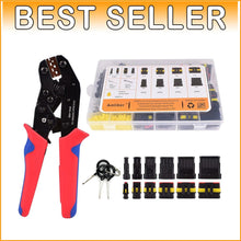 Load image into Gallery viewer, 709Pcs Automotive Wire Connectors Kit with Ratcheting Crimping Tool for Safety