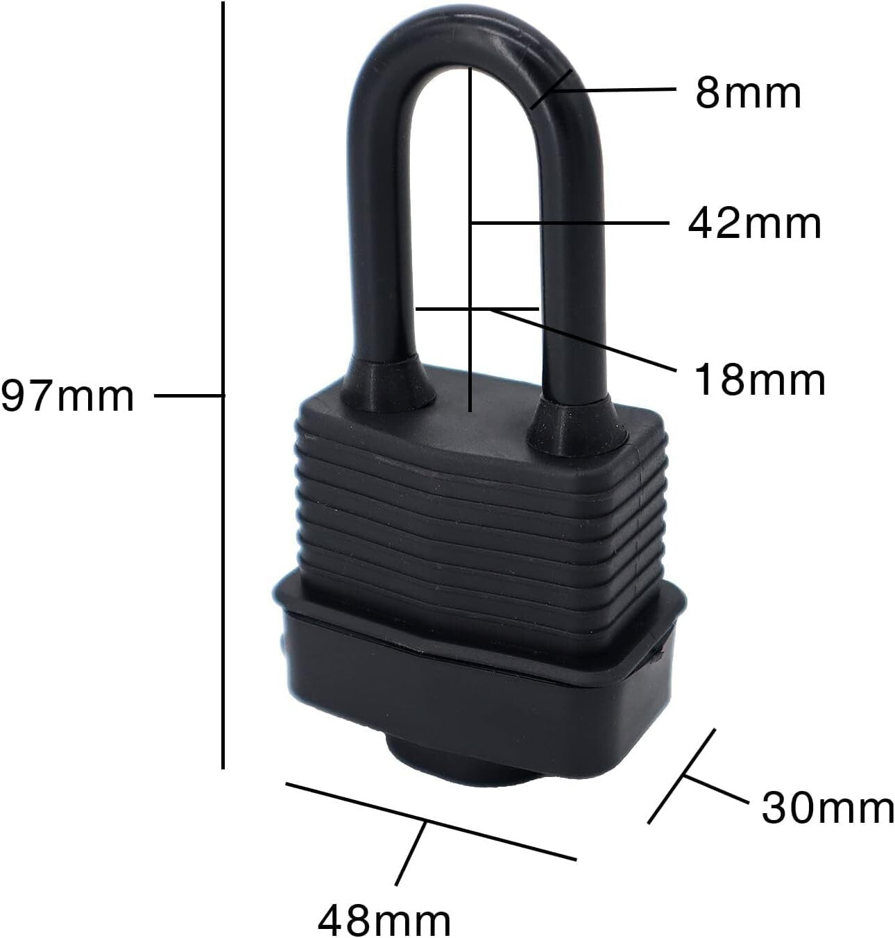 72-Pack Waterproof Laminated Steel Padlocks - Keyed Alike for All-Weather Use