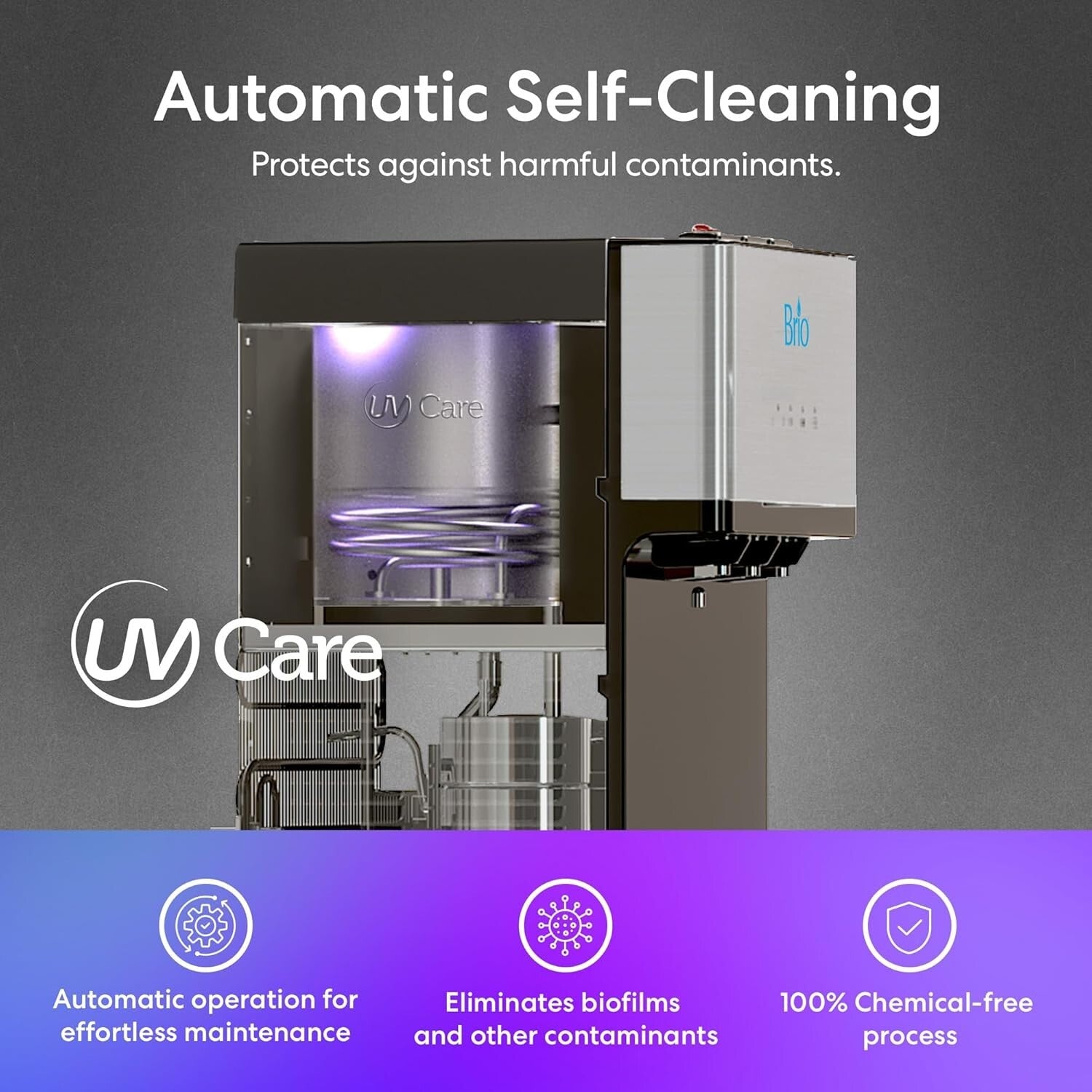 Limited Edition Self-Cleaning Bottom Loading Water Cooler with 3 Temp Settings