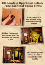 Load image into Gallery viewer, Rose Detective Agency DIY Book Nook Kit - Magical Miniature Decor with LED Light