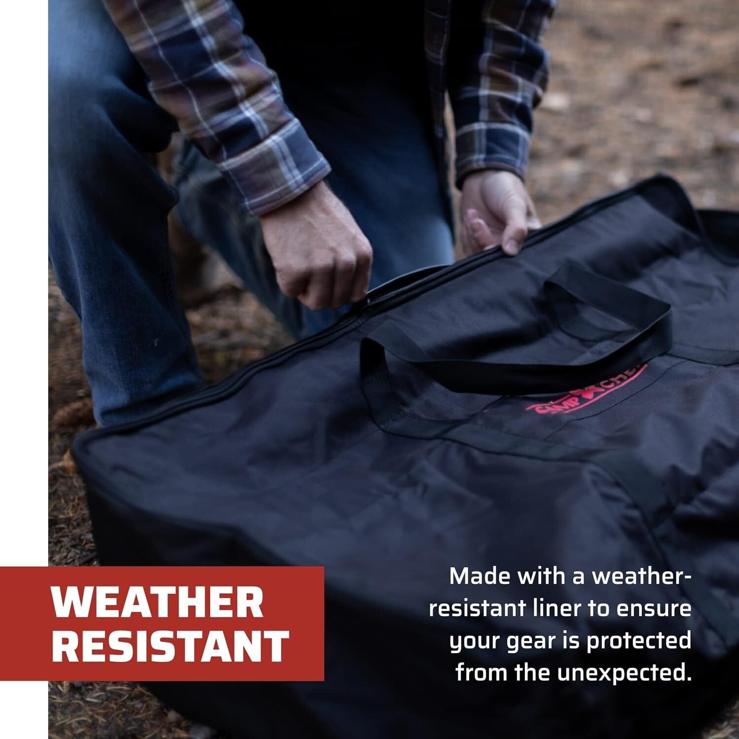 Durable Camp Chef Carry Bag for Two-Burner Stoves - Weather-Resistant Design
