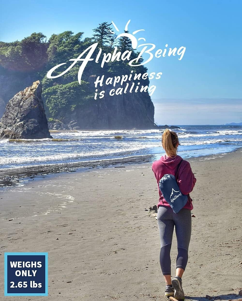 Extra-Large Inflatable Hammock Chair - Water Resistant & Weight Capacity 650 lbs