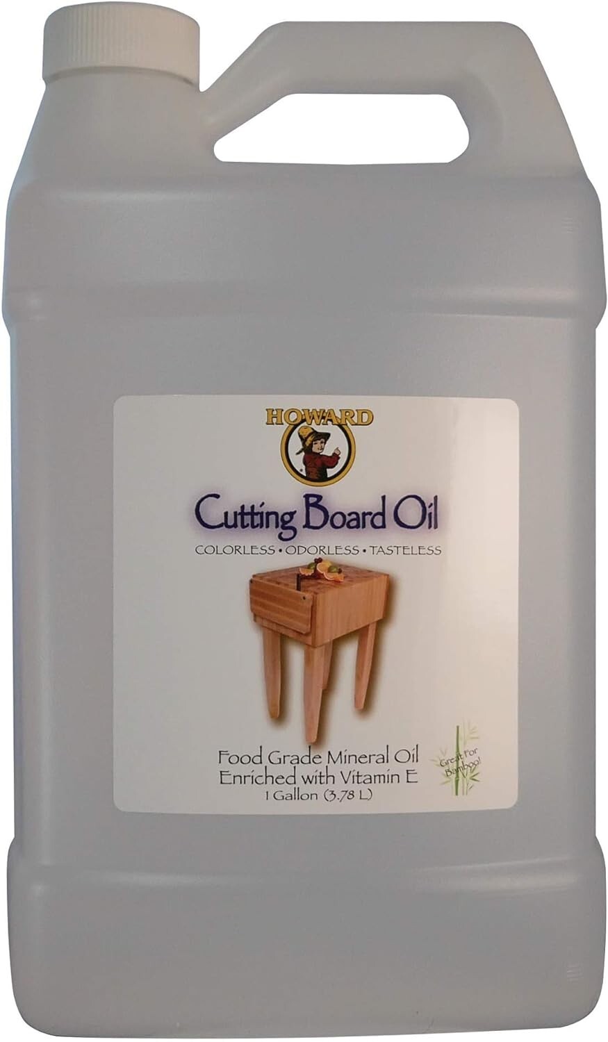 Deep Penetrating 1 Gallon Cutting Board Oil - Pure USP Food Grade Protection