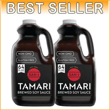Load image into Gallery viewer, Generationally Brewed Gluten-Free Tamari Soy Sauce - 64 oz Container - 2 Pack