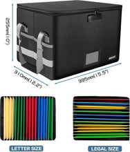 Load image into Gallery viewer, Water-Resistant Fireproof File Box with Combination Lock – Secure Your Valuables
