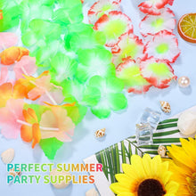 Load image into Gallery viewer, 200 Lightweight Hawaiian Leis in 50 Colors - Ideal for Birthday and Luau Themes