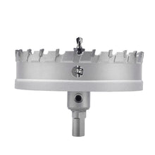 Load image into Gallery viewer, 55mm Metal Hole Saw with Dual Drill Bits - Ideal for Wood and Metal Projects