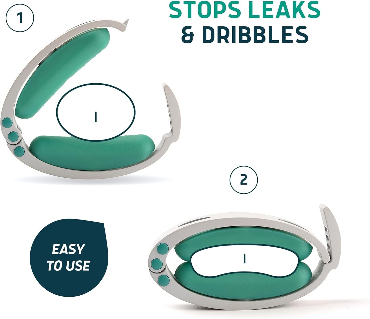 Men’s Urinary Incontinence Clamp with Silicone Fittings - Life Changing Comfort