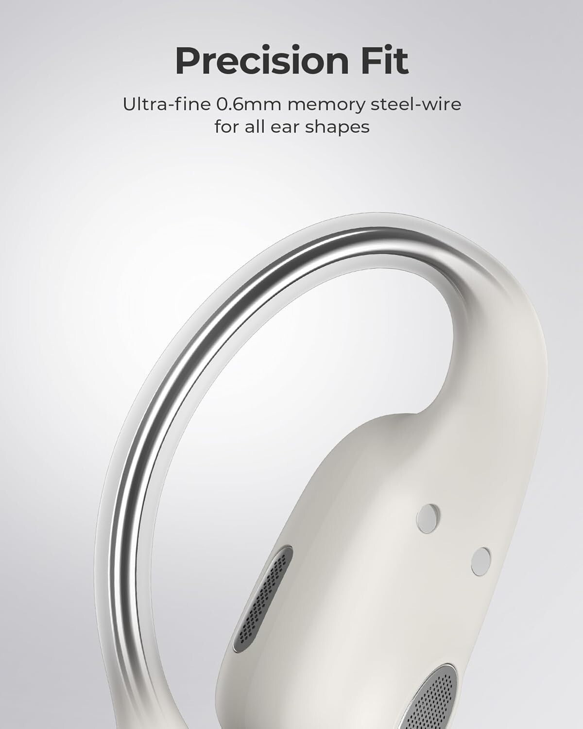 CozyFit Open Ear Wireless Headphones - Ultra-Light 30H Playtime, Bluetooth 5.4