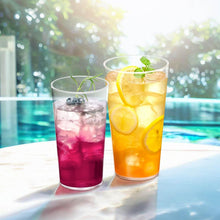 Load image into Gallery viewer, Cafely Shatter-Proof Tumblers Set - 12 Clear, Dishwasher-Safe Drinking Cups