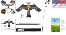 Load image into Gallery viewer, Reflective Bird Scarer Kite with Adjustable 4m Pole – Effective Farm Protection
