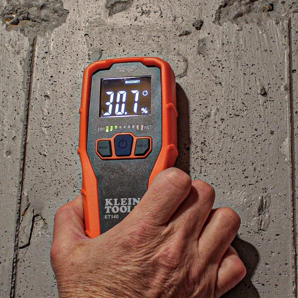 Pinless Moisture Meter - Non-Destructive Detection for drywall, wood & masonry