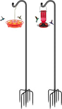 Load image into Gallery viewer, Heavy Duty 7 Prong Adjustable Garden Poles for Bird Feeders &amp; Baskets - 2 Pack