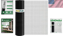 Load image into Gallery viewer, Robust 24'' x 50' Black Garden Mesh Wire Roll - Easy Install Fencing Solution