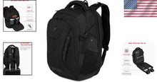 Load image into Gallery viewer, TSA-Friendly Black Stealth Laptop Backpack Suitable for 15-Inch Devices
