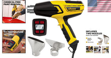 Load image into Gallery viewer, Precision Heat Gun with LCD Display &amp; 2 Nozzles - Ideal for DIY Projects