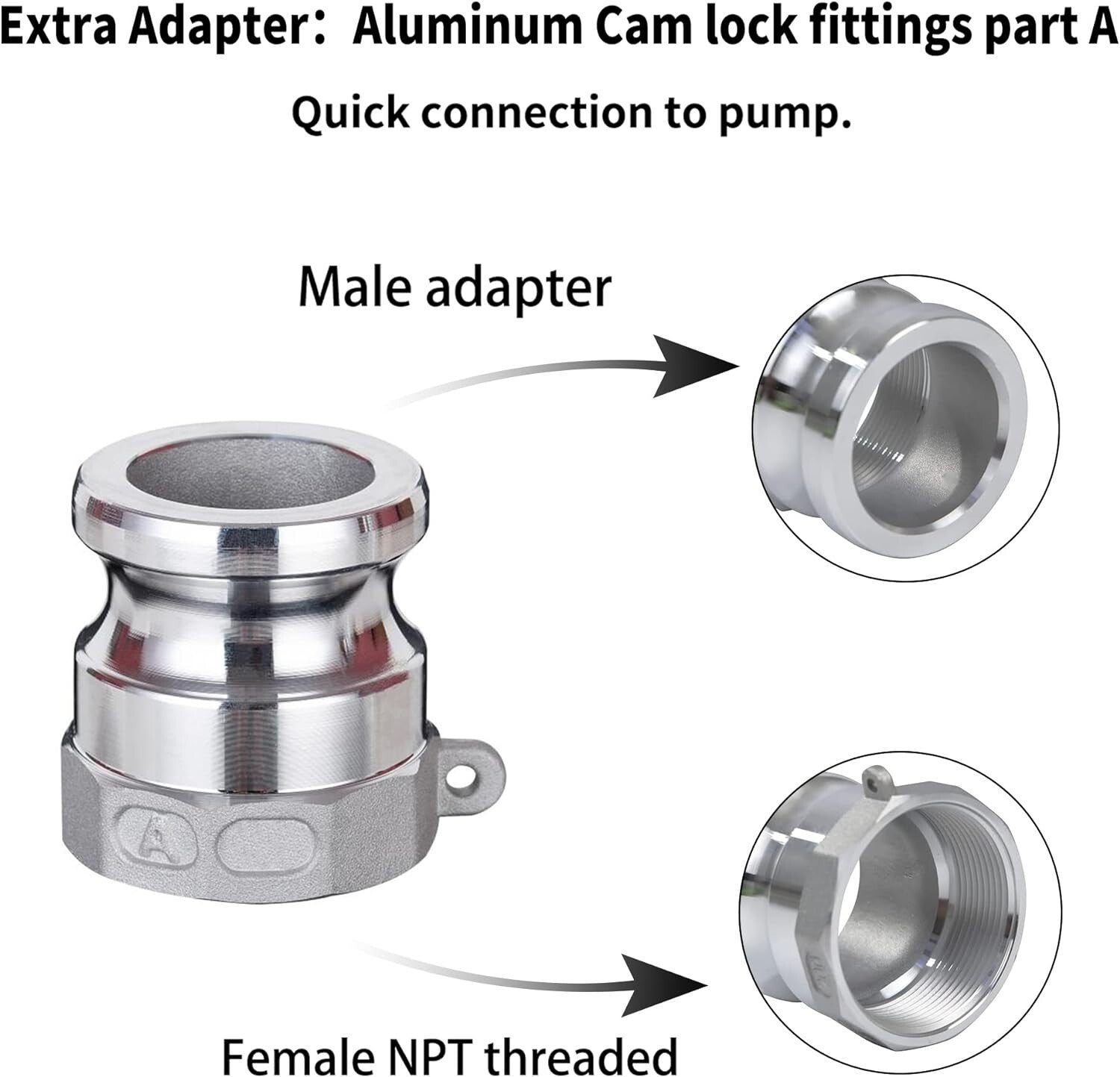 Versatile 100ft 2-Inch PVC Discharge Hose with Cam Lock & Leak-Free Performance
