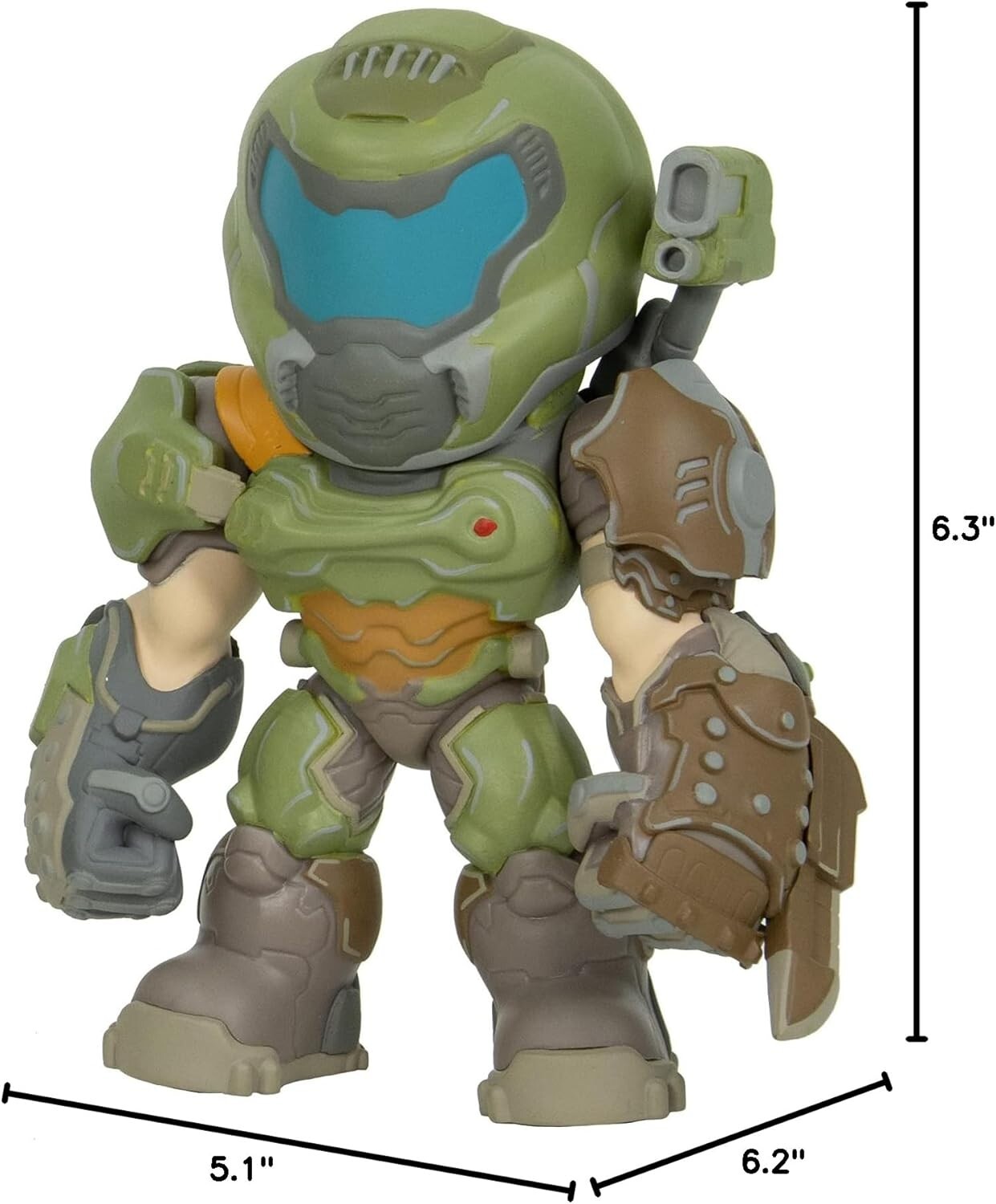 Collectible 160mm DOOM Slayer Toy - Authentic DOOM Eternal Merchandise