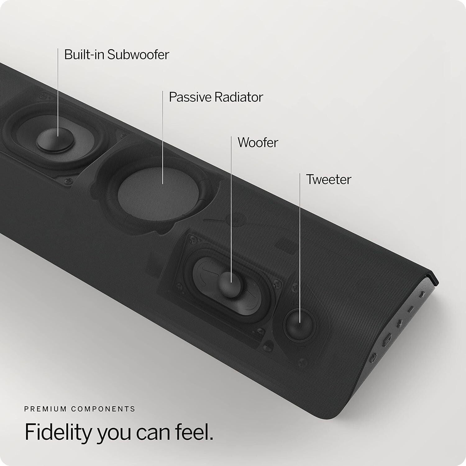 M-Series 2.1 Sound Bar with Built-in Subwoofers & Alexa - Dolby Atmos Experience