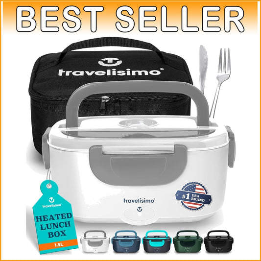 Versatile 80W Electric Lunch Box for Men & Women - Ideal for On-the-Go Dining