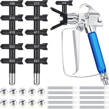 Load image into Gallery viewer, Versatile 17-Pc Airless Paint Sprayer Gun with Easy Install Nozzle Protection